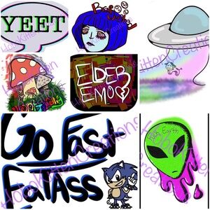 Custom Stickers and T-Shirts